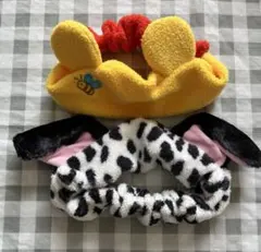 ディズニー　101匹わんちゃん　くまのプーさん ヘアバンド