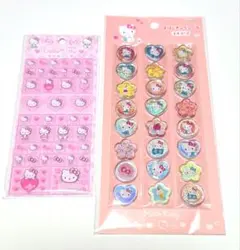 おはじきふうシール タイルシール ハローキティ 2枚セット