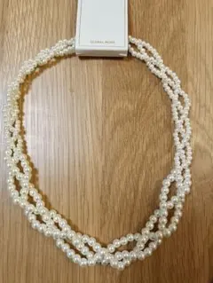 GLOBALWORKツイストパールネックレス(新品未使用)