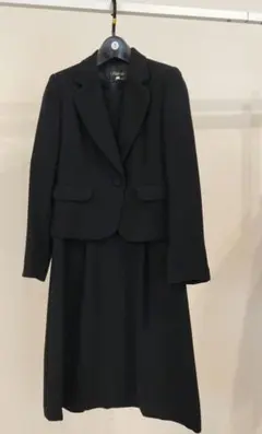 礼服　ブラック　ジャケットとワンピースセット　7号
