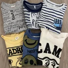 【美品】HEAD ROCK 80 Tシャツ6枚まとめ売り 試着のみ 男の子のサムネイル