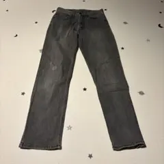 リーバイス　533 デニムパンツ　ブラック　先染め　V24 00s W30