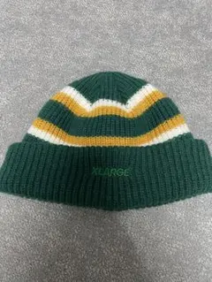 XLARGE ストライプニット帽