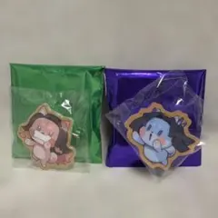 鬼滅の刃 バレンタイン 2026 アニマルクッキーバッジ ねずこ＆アオイ