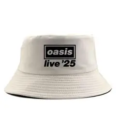 oasis live '25 バケットハット ベージュ