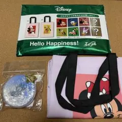 ディズニー ミニー&デイジー ミニトートバッグ (非売品) MEMOケース入り