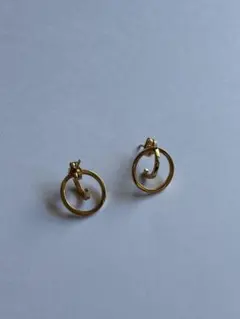 ete 18金 フープピアス 両耳用　18K