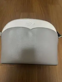 Kate Spade ショルダーバッグ グレー/ホワイト