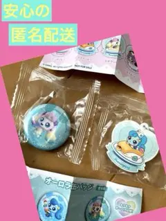 くら寿司コラボ ポワンピン シャリンピン 缶バッジ アクセサリーチャーム