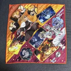 鬼滅の刃　煉獄杏寿郎、猗窩座の大判ナフキンハンカチ
