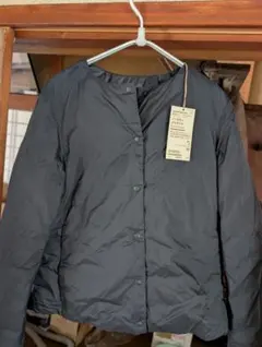 軽量ダウンノーカラーダウンジャケット Mサイズ