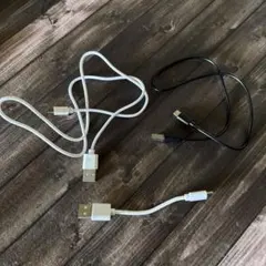 USBケーブル Micro USB 3つセット