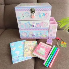 レトロ当時物！サンリオ　2011年製ジュエルペット　ファンシー小物入れ雑貨セット