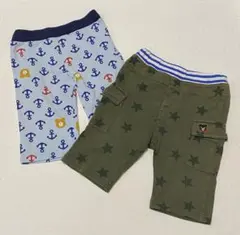 ダブルビー ホットビスケッツ ハーフパンツ 90・100 2点セット