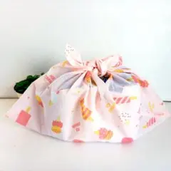 あずま袋◆手拭い◆エコバック◆コンビニバック◆ハンドメイド【アイス柄】