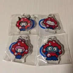 大阪万博 サンリオ ミャクミャクなりきりアクリルチャーム4点セット