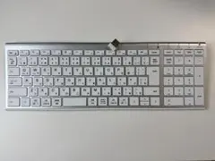 【動作確認済】iClever ワイヤレスキーボード／充電式／シルバーホワイトのサムネイル