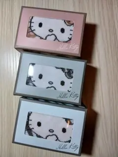 ハローキティ ソックス BOX 靴下 3個セット