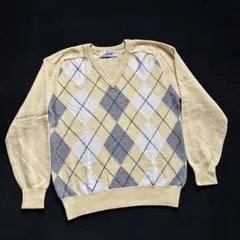 スコットランド製 Pringle of Scotland アーガイルセーター