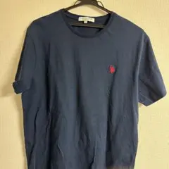 U.S. POLO ASSNネイビーTシャツ ロゴ刺繍