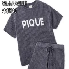 ジェラートピケ　スムーズィーロゴジャガードプルオーバー&リブショートパンツセット