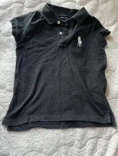 ポロ・ラルフ・ローレン 半袖ポロシャツ 黒 120cm