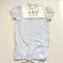 バースデイ　futafuta　水色　ツーウェイオール　アイスクリーム　50-70