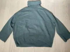 H＆M グリーン ニット 厚手