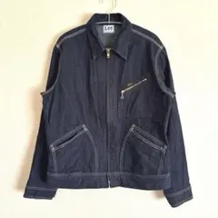 【美品】LEE　デニムジャケット　91B　復刻　真っ紺　Mサイズ