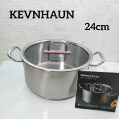 未使用 KEVNHAUN ケヴンハウン ステンレス両手鍋 24cm IH対応のサムネイル