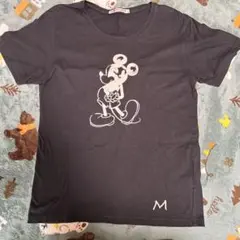 Disney ミッキーマウス Tシャツ Sサイズ ブラック