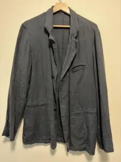 アニエス・ベー 麻ジャケット agnies b. homme 46 リネン