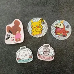 ちいかわ くら寿司 ポケモン くまのがっこう　マグネット　5種セット