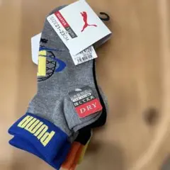 PUMA プーマ ジュニア靴下 3足 21-23cm 子供靴下 キッズ 消臭加工