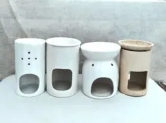 最終　美品　無印良品　他　アロマポット ４点セット 陶器製のサムネイル