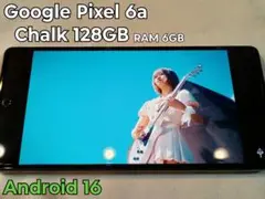 Google Pixel 6a Chalk 128GB バッテリー新品