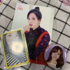 TWICE ミナ トレカ ラントレ 缶バッチセット