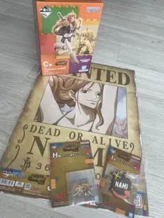 新品未開封！一番くじ　ワンピースエルバフ編　ナミ フィギュア4点セットのサムネイル