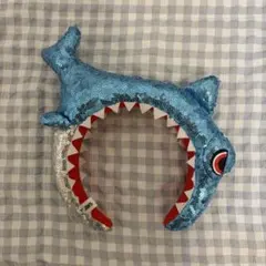 USJ ユニバ JAWS ジョーズ　カチューシャ　スパンコール