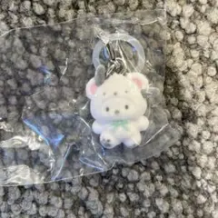 サンリオキャラクターズ　めじるしアクセサリー　ポチャッコ　ふわふわスノー