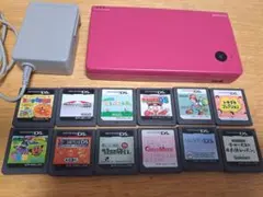 ニンテンドーDSi 本体 充電器 ソフト12本セット おまけ付き ピンク