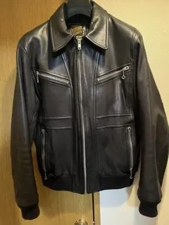 豆*着様 90sコムデギャルソンオム パンチングレザージャケット 田中