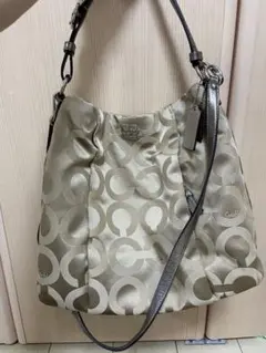 コーチ　オプアート　2way バッグ