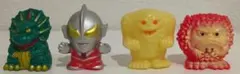 【初期生産】ウルトラマン指人形　怪獣4体セット