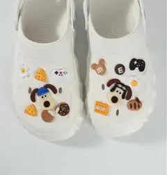 【新品✨】クロックスチャーム14点‼️靴アクセサリー　ジビッツ　犬　スイーツ