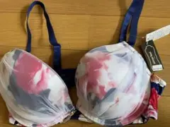 aimerfeel フラワープリントブラジャー E70新品ダグ付き