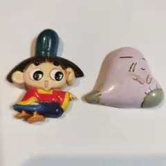 おじゃる丸　貧ちゃん　マグネット　磁石 2個セット　まとめ売り　当時物　レア