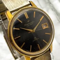 SEIKO 자동 권 가동 희소 세이코 매틱 슬림 데이트 남성 시계