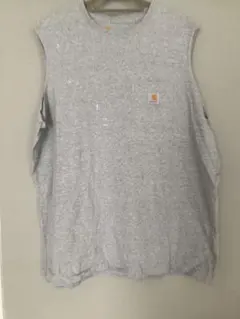 Carhartt ノースリーブ ポケットTシャツ グレーのサムネイル