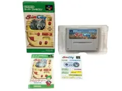 スーパーファミコン SimCity シムシティ ソフト 箱 取扱説明書付き